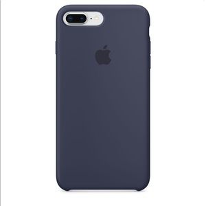 iPhone 7+/8+ Apple Navy Silicone Case